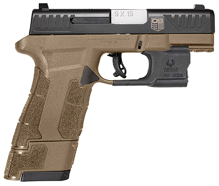 Diamondback DBAM29 Sub-Compact 9mm, 3.50" Barrel, Flat Dark Earth Black Nitride Stainless Steel Slide, Black Polymer Grip, Includes Viridian Laser and Holster, 17+1 Capacity 3 Diamondback DBAM29 Sub-Compact 9mm, 3.50" Barrel, Flat Dark Earth Black Nitride Stainless Steel Slide, Black Polymer Grip, Includes Viridian Laser and Holster, 17+1 Capacity