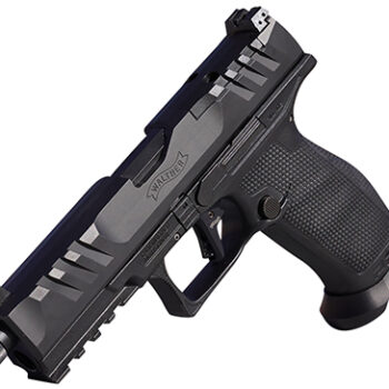 Walther PDP Pro SD 9mm Luger 5.1" Threaded Barrel, Optic Cut Slide, Black, 18+1, Performance Duty Grip, Flared Magwell