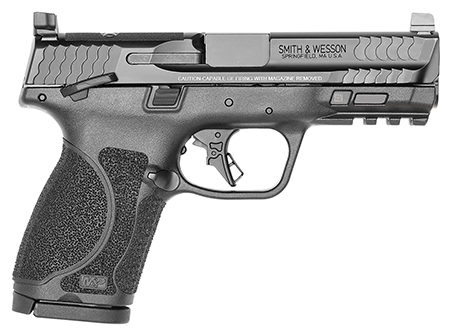 Smith & Wesson M&P M2.0 Compact 9mm, 15+1, 4" Armornite Stainless Steel Barrel, Optics Ready Serrated Slide, Matte Black Polymer Frame with Picatinny Rail