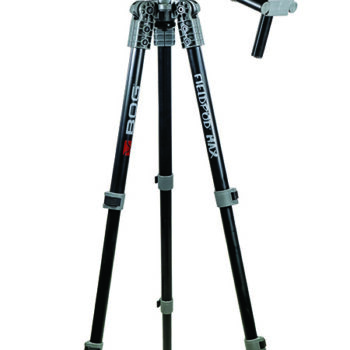 Bog-Pod 1100473 Fieldpod Max Tripod with Black Finish, Spike Feet, Carry Strap, Bubble Level, Independent Leg Adjustment & 20-48" Vertical Adjustment