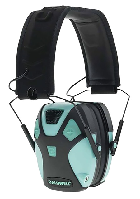 Caldwell 1101672 E-Max Pro 23 dB Over the Head Aqua Blue/Black Adult 3 Caldwell 1101672 E-Max Pro 23 dB Over the Head Aqua Blue/Black Adult