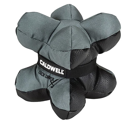 Caldwell 1102666 Tack Driver X Mini with Gray & Black Finish, Rubber Bottom, Plastic Pellet Filled, weighs 1.50 lbs & 5.50" W x 5.50" H x 5.50" D Dimensions 3 Caldwell 1102666 Tack Driver X Mini with Gray & Black Finish, Rubber Bottom, Plastic Pellet Filled, weighs 1.50 lbs & 5.50" W x 5.50" H x 5.50" D Dimensions