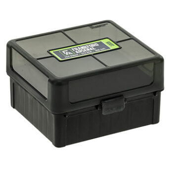 Frankford Arsenal Hinge-Top Ammo Box for 300 Win Mag 223/5.56 NATO High Density Polymer 100 Rounds Capacity