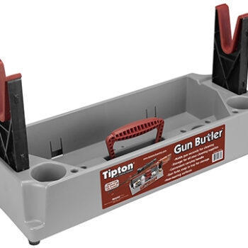 TIPTON Gun Butler Rifle & Shotgun Cleaning Vise Gray Red Plastic