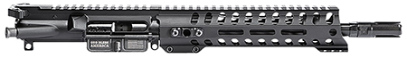 Patriot Ordnance Factory  Minuteman Complete Upper 5.56x45mm NATO 10.50" Black Nitride Barrel Aluminum Black Anodized Receiver 9" M-LOK Handguard Lo Pro DI Gas Block (Mid Length)