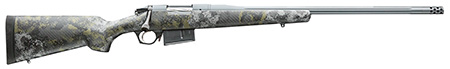 Bergara Premier Canyon 6.5 Creedmoor 20" Fluted Barrel, Sniper Gray Cerakote, Swamper Rouge Camo AG Composite Stock