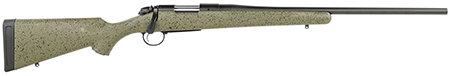 Bergara B-14 Hunter Bolt-Action Rifle .243 Winchester 22" Barrel 4+1 Capacity Graphite Black Cerakote SoftTouch Green Stock