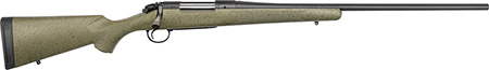 Bergara B-14 Hunter 22-250 Remington Bolt-Action Rifle 22" Graphite Black Barrel SoftTouch Speckled Green Stock