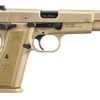 FN High Power 9mm Luger, 17+1, 4.70" Black Target Crown Steel Barrel, Flat Dark Earth PVD Serrated Steel Slide & Steel Frame with Beavertail, FDE Textured Polymer Grip, Ambidextrous 2 142782