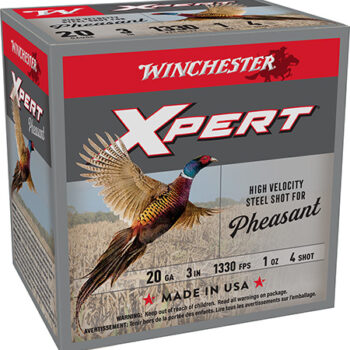 Winchester Xpert Pheasant 20 Gauge 3" 1oz 4 Shot Ammo Lead Free High Velocity 25 Rounds