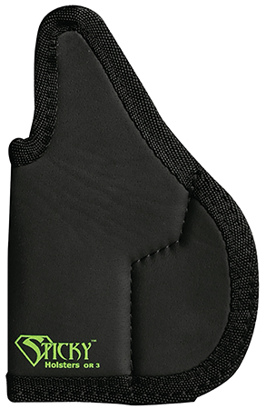 SIG Sauer P365XL Ambidextrous Rubber Holster by Sticky Holsters Black/Green Latex-Free