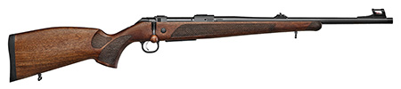 CZ 600 Lux Full Size 300 Winchester Mag Bolt-Action Rifle - 24" Threaded Barrel Steel Receiver Walnut Stock Right-Handed