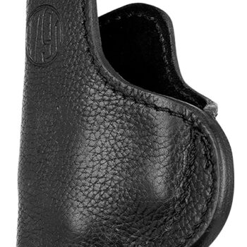 1791 Gunleather Ultra Custom Light Bearing OWB Holster, Size C, Night Sky Black Leather, Belt Loop, Compatible with Glock 43/Sig P365/Walther PPK, Right Hand