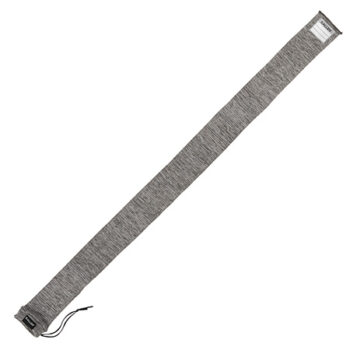 Allen Stretch Knit Gun Sock - Gray Silicone-Treated Knit with Custom ID Labeling for Rifles Shotguns with Scopes - 52" x 3.75" Interior