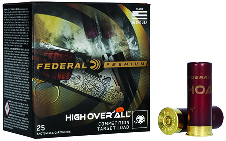 Federal Premium High Over All 20 Gauge 2.75″ 7/8 oz 8 Shot Shotshells 25 Rounds