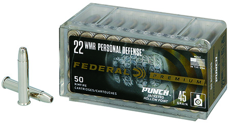 Hornady 22 WMR 45gr JHP Ammo for Personal Defense - 50 Rounds