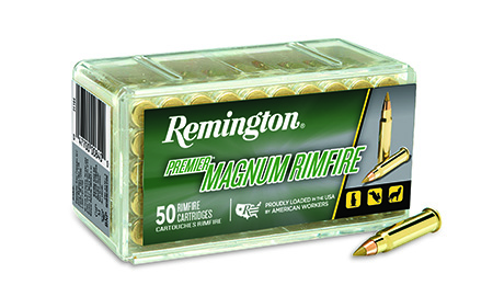 Remington 17 HMR 17gr JHP Ammunition Premier Mag Rimfire 50 Rounds
