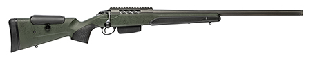 Tikka T3x Super Varmint .308 Win, 23.7" Tungsten Cerakote Barrel, Black Webbed Green Roughtech Stock, 5+1 Capacity