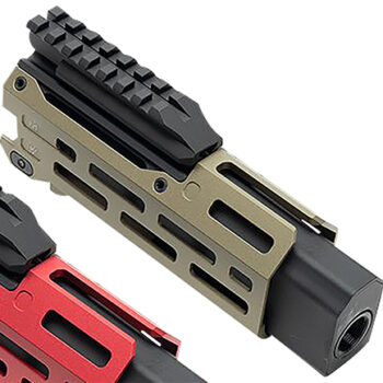 Strike Industries CEVOHG6FDE Strike  6" M-Lok Flat Dark Earth Aluminum with Faux Suppressor for CZ Scorpion EVO (7.72" Barrel Length)