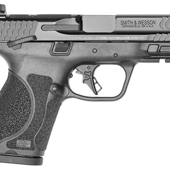 Smith & Wesson M&P M2.0 Compact 9mm Luger, 15+1, 3.60" Barrel, Optic Cut Slide, Matte Black Polymer Frame with Picatinny Rail