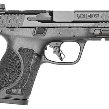 Smith & Wesson M&P M2.0 Compact 9mm, 15+1, 3.6" Armornite Stainless Steel Barrel, Optics Cut Serrated Slide, Matte Black Polymer Frame with Picatinny Rail