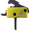Rise Armament RA140FDTOM Don't Tread on Me Trigger Assembly Single-Stage Flat Trigger with 3.50 lbs Draw Weight, Don't Tread on Me Flag Finish for AR-Platform 2 144901