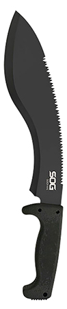 S.O.G SOGMC11N SOGfari  12" Black Hardcased 3Cr13MoV SS Blade Black Kraton Handle 18" Long Includes Sheath