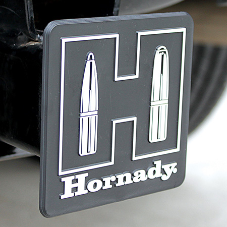 Hornady 99132 Black/White Plastic Hitch Cover - 2-Inch