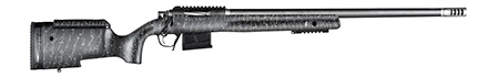 Christensen Arms BA Tactical 6mm Creedmoor Bolt-Action Rifle 24" Carbon Fiber Barrel Black Nitride Gray Webbing Stock