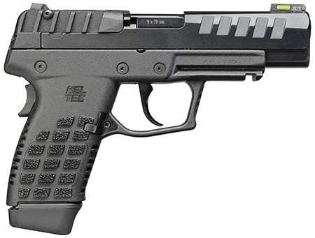 Kel-Tec P15 9mm Semi-Auto Pistol 15+1 4-Inch Barrel Black Nitride Finish Picatinny Rail Ambidextrous Stippled Grip
