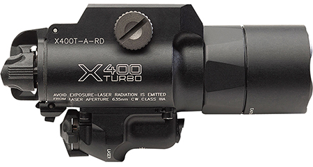 SureFire X400T-A LED Weapon Light with Red Laser 650 Lumens Black