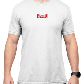 MAGPUL MAG1270100S Cotton Short Sleeve Crew Shirt White Small