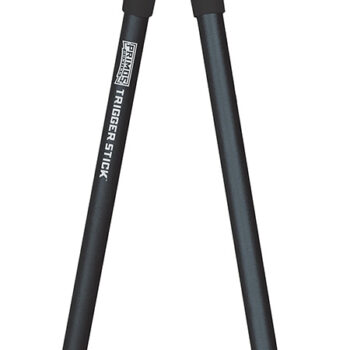 Primos 65826 Trigger Stick  Bipod made of Steel with Black & Gray Finish, QD Swivel Stud Attachment Type & Medium Height (Clam Package)