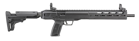 Ruger LC Carbine 5.7x28mm with 16.25" Fluted Barrel, M-LOK Handguard, and Fixed Stock