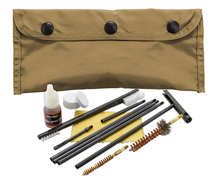 KleenBore POU302T Modular Cleaning Kit Coyote Tan Multi-Caliber Handgun/Rifle Bronze/Nylon Bristles Nylon Case 3 KleenBore POU302T Modular Cleaning Kit Coyote Tan Multi-Caliber Handgun/Rifle Bronze/Nylon Bristles Nylon Case