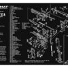 Beretta 92 Handgun Cleaning Mat with Parts Diagram 11x17 inch TekMat 1 149269