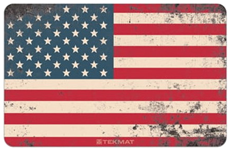 Gun Cleaning Mat USA Flag Design TekMat 11" x 17" for Handgun Rifle Maintenance