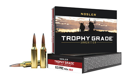Nosler Trophy Grade 6.5 PRC 142gr AccuBond Long Range Rifle Ammo – 20 Rounds