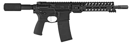 Patriot Ordnance Factory Minuteman 5.56 NATO AR-15 Semi-Auto Rifle 10.5" Barrel Polymer Grip Buffer Tube Stock