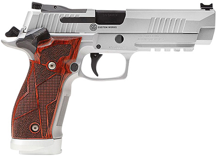 Sig Sauer P226 X-Five Classic 9mm Pistol - 5" Barrel Stainless Steel Picatinny Rail Optic Cut Slide Hogue Cocobolo Grips