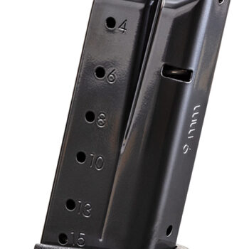 Smith & Wesson 3015890 M&P9  15rd 9mmLuger Fits M&P Shield+/Equalizer Black