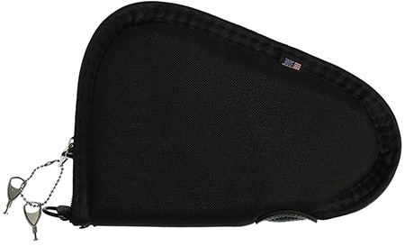Allen Endura Locking Handgun Case Black 8" YKK Zippers Foam Padding 748 Model