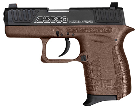 Diamondback DB380 Gen4 Micro-Compact .380 ACP 6+1 2.80" Stainless Steel Barrel Black Nitride Serrated Slide Midnight Bronze Polymer Frame 3 Diamondback DB380 Gen4 Micro-Compact .380 ACP 6+1 2.80" Stainless Steel Barrel Black Nitride Serrated Slide Midnight Bronze Polymer Frame