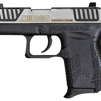Diamondback DB380 Gen4 Micro-Compact .380 ACP Pistol, 2.8" Stainless Steel Barrel, 6+1 Capacity, Serrated Stainless Steel Slide, Mint Polymer Frame with Beavertail Grip