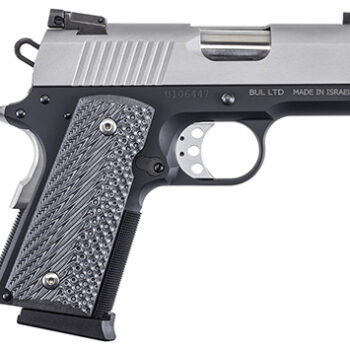 Magnum Research Desert Eagle 1911 U .45 ACP, 6+1, 3" Stainless Serrated Slide, Two-Tone with Black Finish Aluminum Frame with Beavertail, Black/Gray G10 Grips