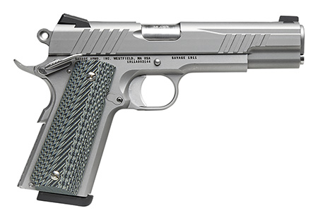 Savage Arms 1911 Government .45 ACP Semi-Auto Pistol 5" Stainless Steel Barrel Serrated Slide Matte Frame Beavertail Grip 8+1 Rounds Ambidextrous