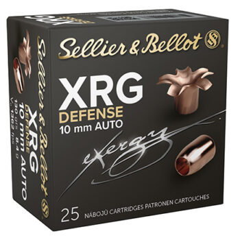Sellier & Bellot 10mm Auto 130gr Solid Copper Hollow Point Ammunition XRG Defense
