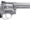 Rossi RM66 .357 Mag, 6-Round, 6" Satin Stainless Steel Barrel, Cylinder & Frame, Black Checkered Rubber Grip 2 150827
