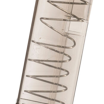 Glock 43 9mm Luger Pistol ETS Extended 9-Round Smoke Polymer Magazines