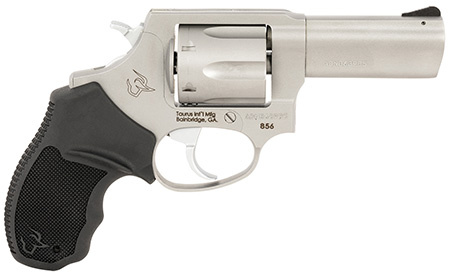 Taurus 856 T.O.R.O. .38 Special +P 6rd 3" Matte Stainless Revolver with Black Rubber Grip